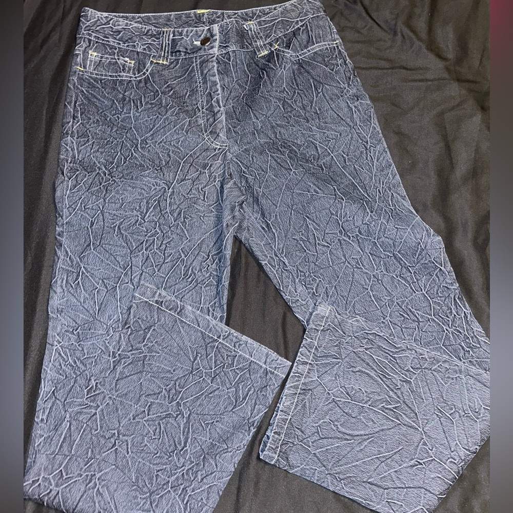Snazzie Petite size 10 crinkle jeans